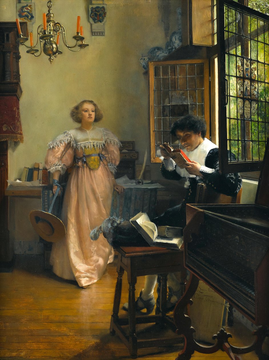 Der beharrliche Leser von Laura Theresa Alma Tadema
