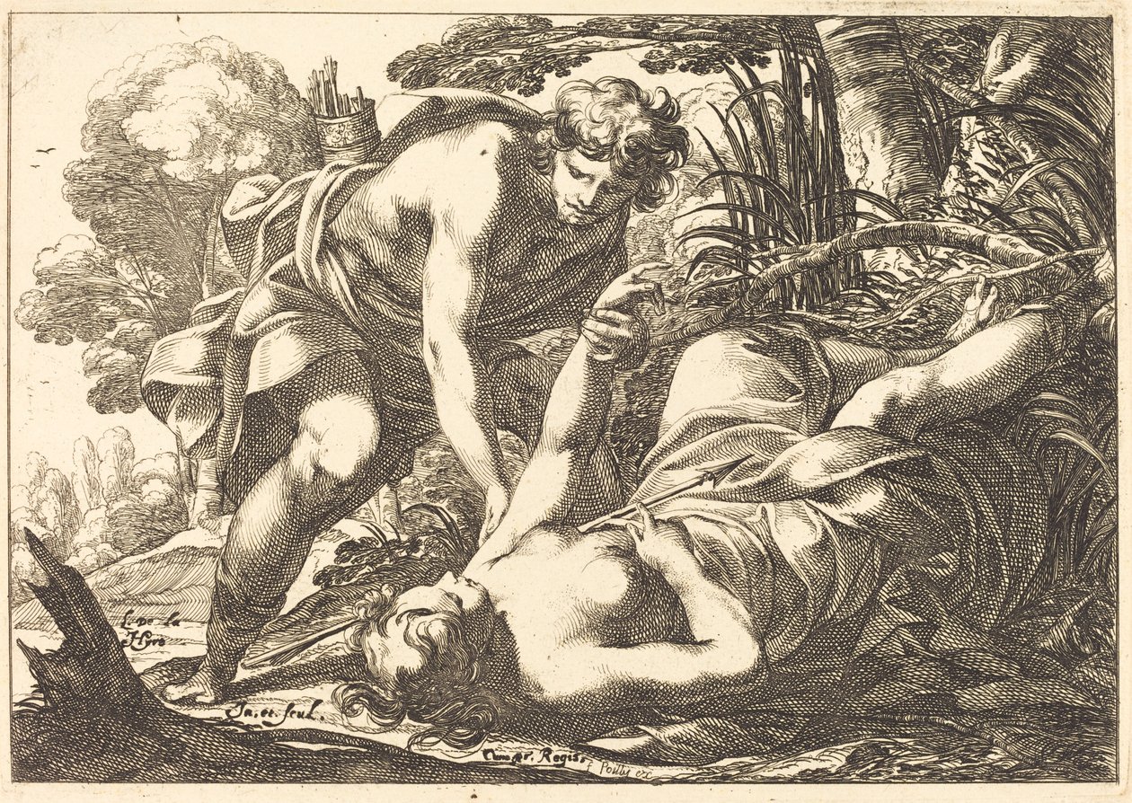 Cephalus und Procris von Laurent de la Hyre