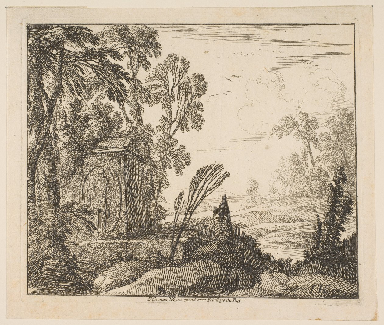 Der Sarkophag, 1640 von Laurent de la Hyre