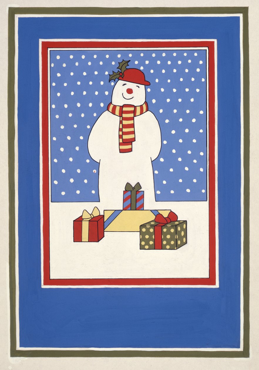 Weihnachtsschneemann von Lavinia Hamer