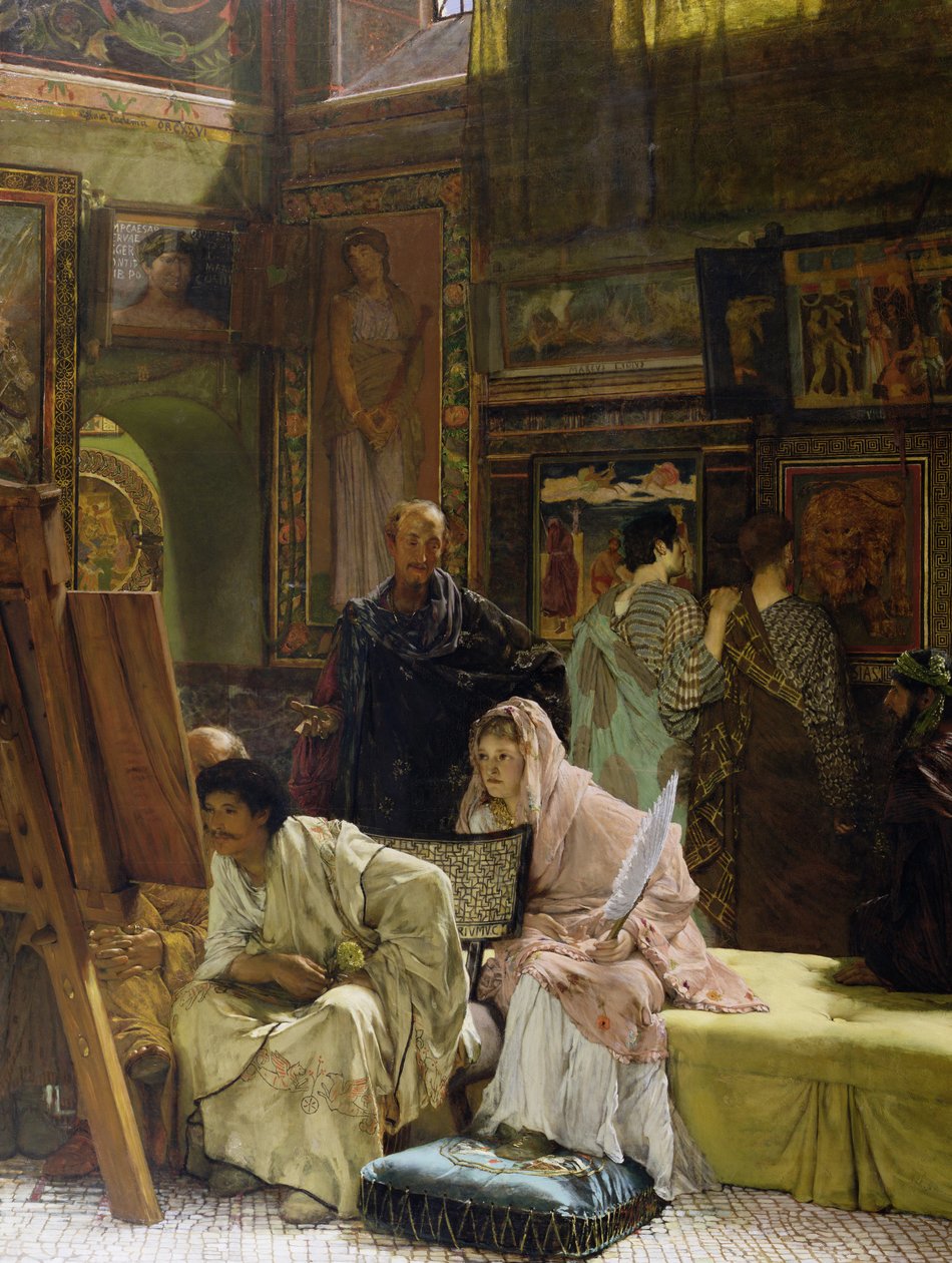 Die Gemäldegalerie, 1874 von Lawrence Alma Tadema