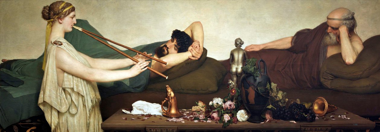 Pompejanische Szene oder Die Siesta von Lawrence Alma Tadema