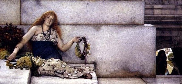 Auf den Stufen des Kapitols von Lawrence Alma Tadema