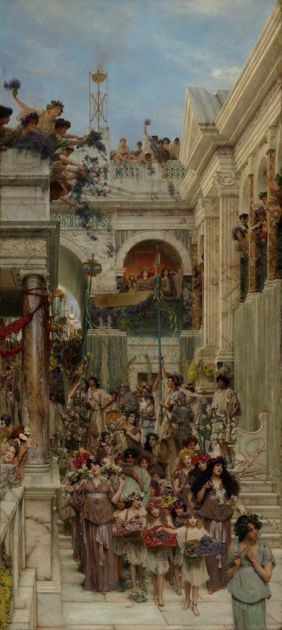 Frühling von Lawrence Alma Tadema