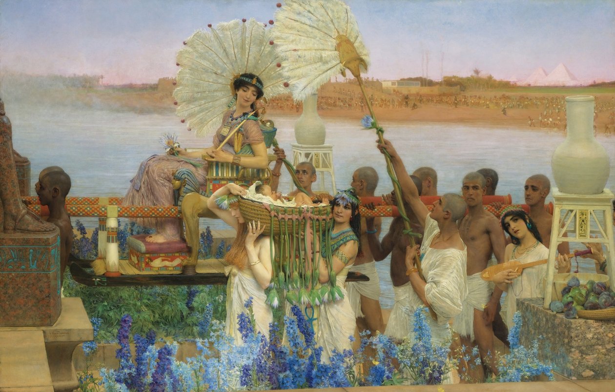 Die Auffindung des Moses von Lawrence Alma Tadema