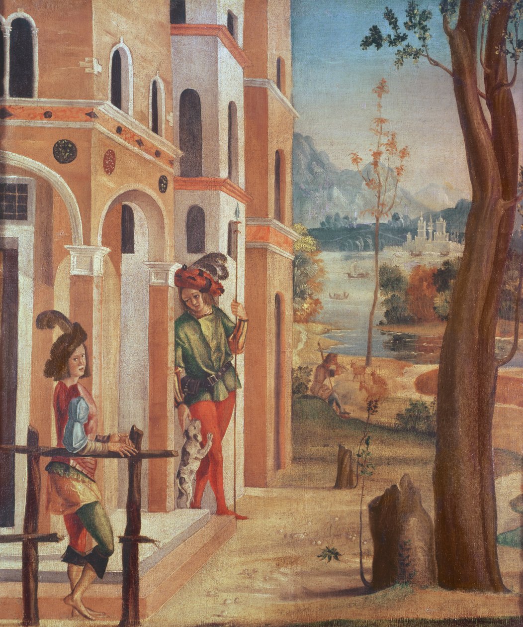 Palast mit Wachen von Lazzaro Bastiani