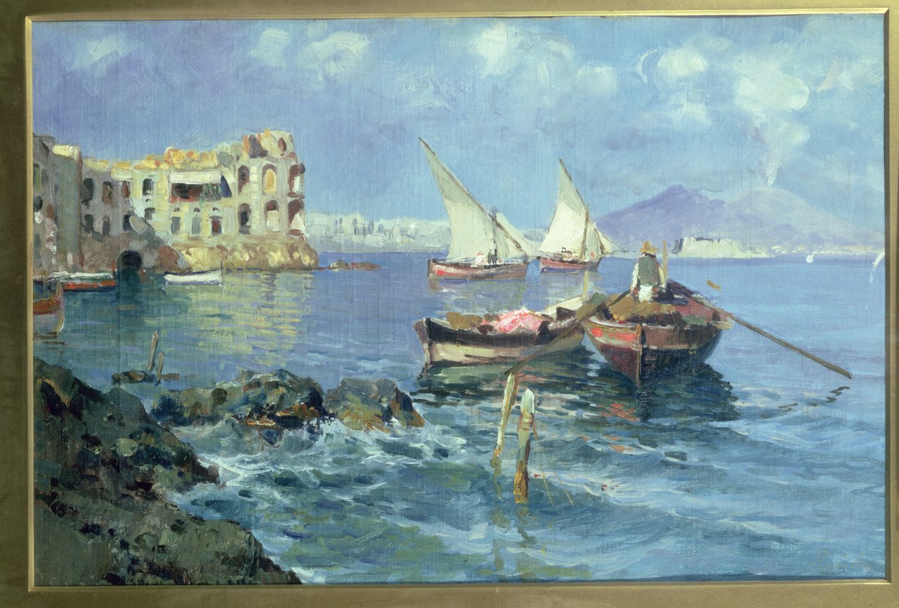 In der Bucht von Neapel von Lazzaro Pasini