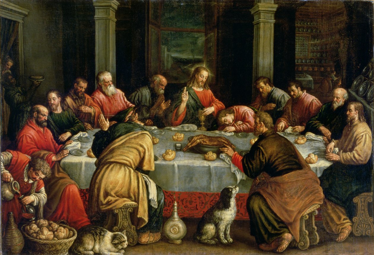 Das letzte Abendmahl von Leandro da Ponte Bassano