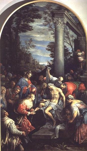 Die Auferweckung des Lazarus von Leandro da Ponte Bassano