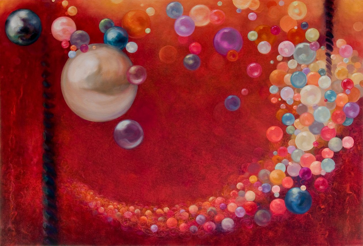 Perlen und Blasen, 2009 von Lee Campbell