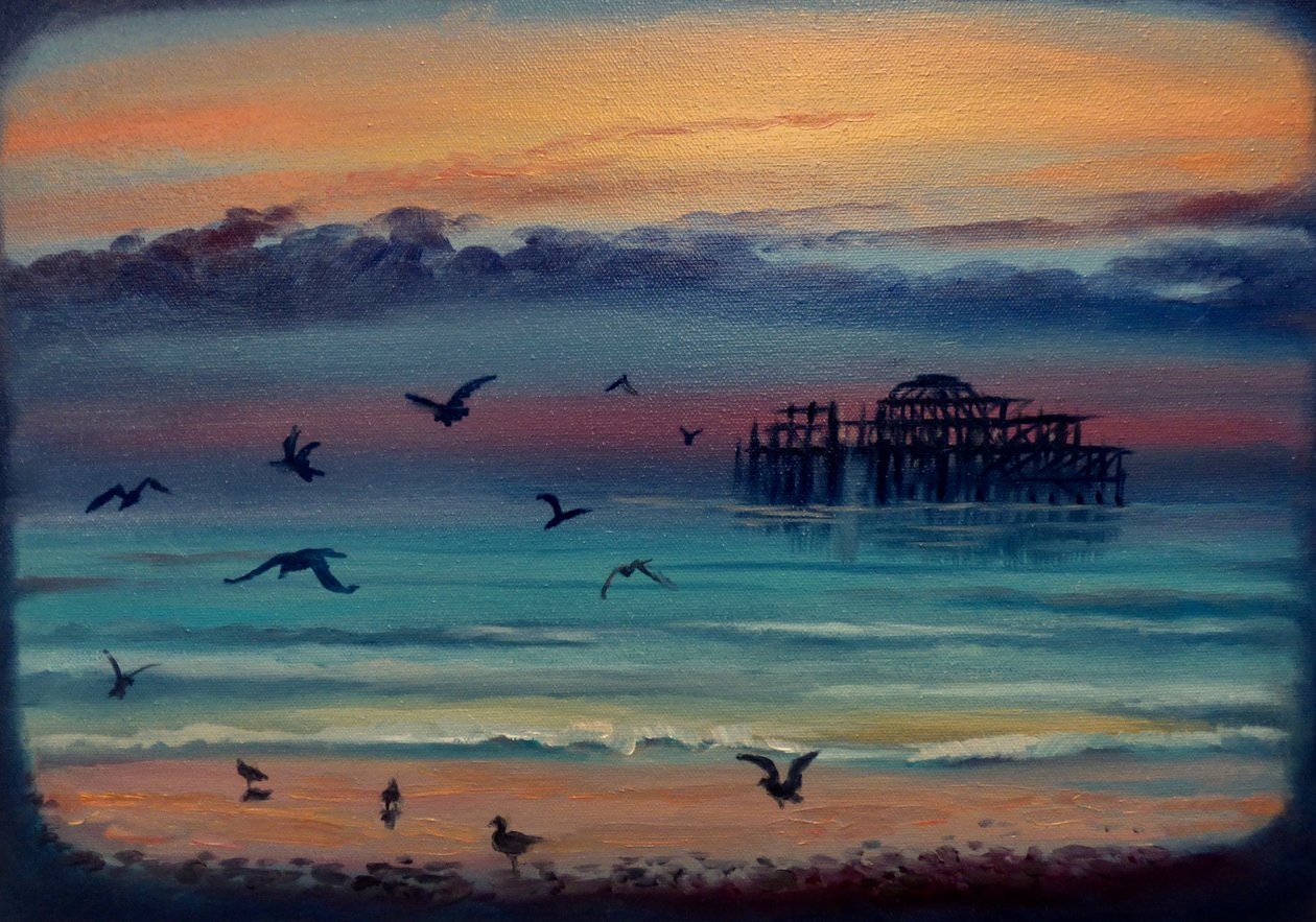 Stürmisches Brighton von Lee Campbell