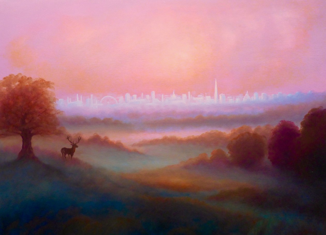 Richmond Park Morgen, 2023 von Lee Campbell