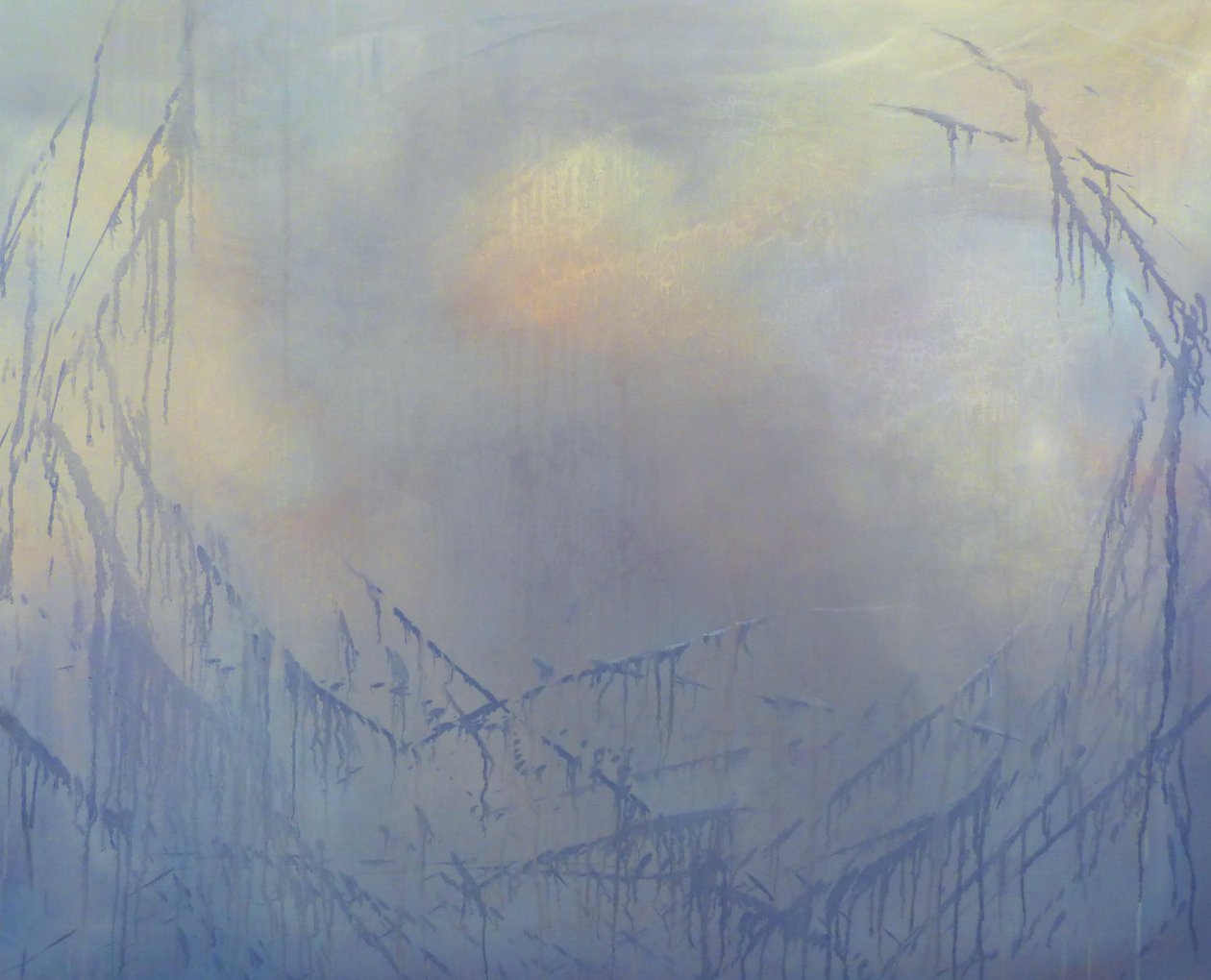 Silberne Netze, 2019 von Lee Campbell