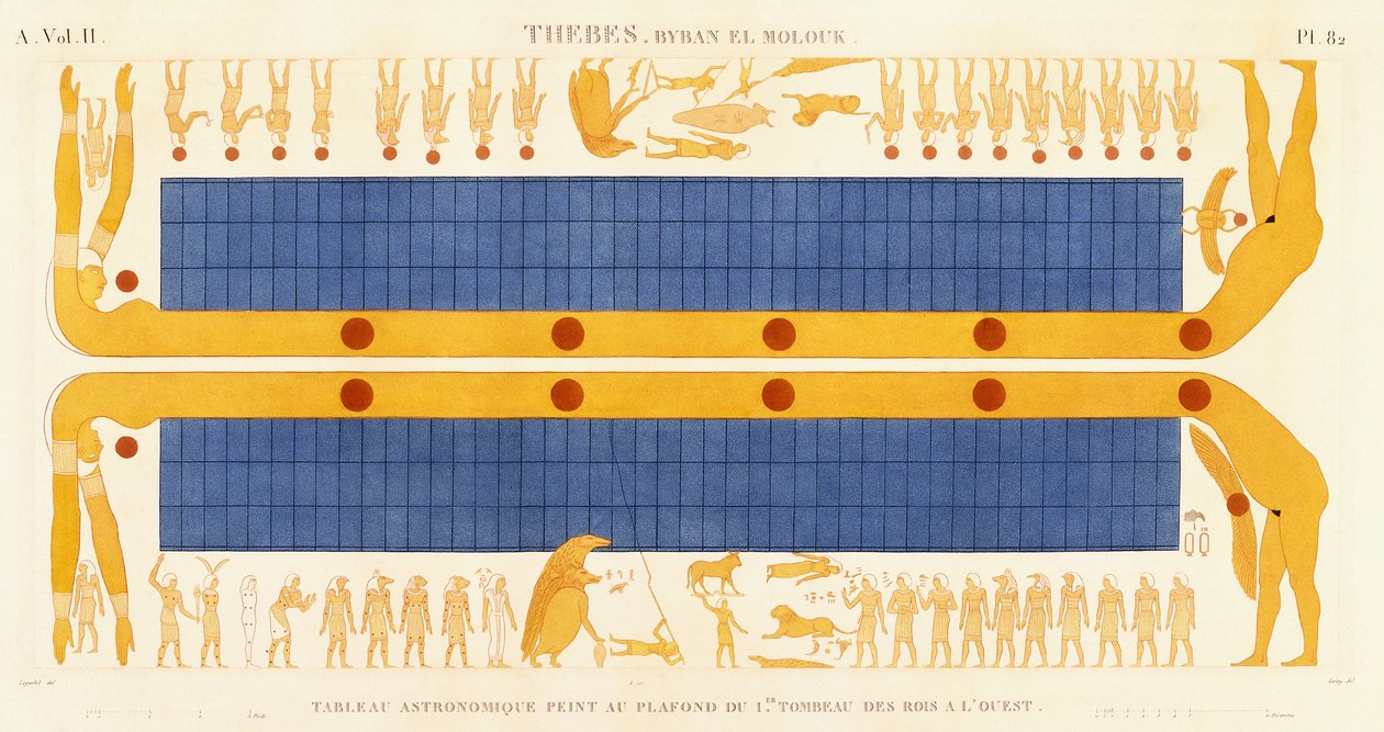 Theben, Byban el Molouk, ca. 1809-1812 von Legentil (after)