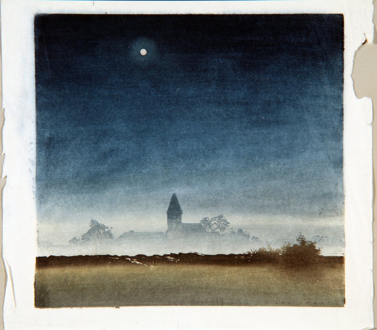 Mondscheinlandschaft, ca. 1920 von Leo Frank