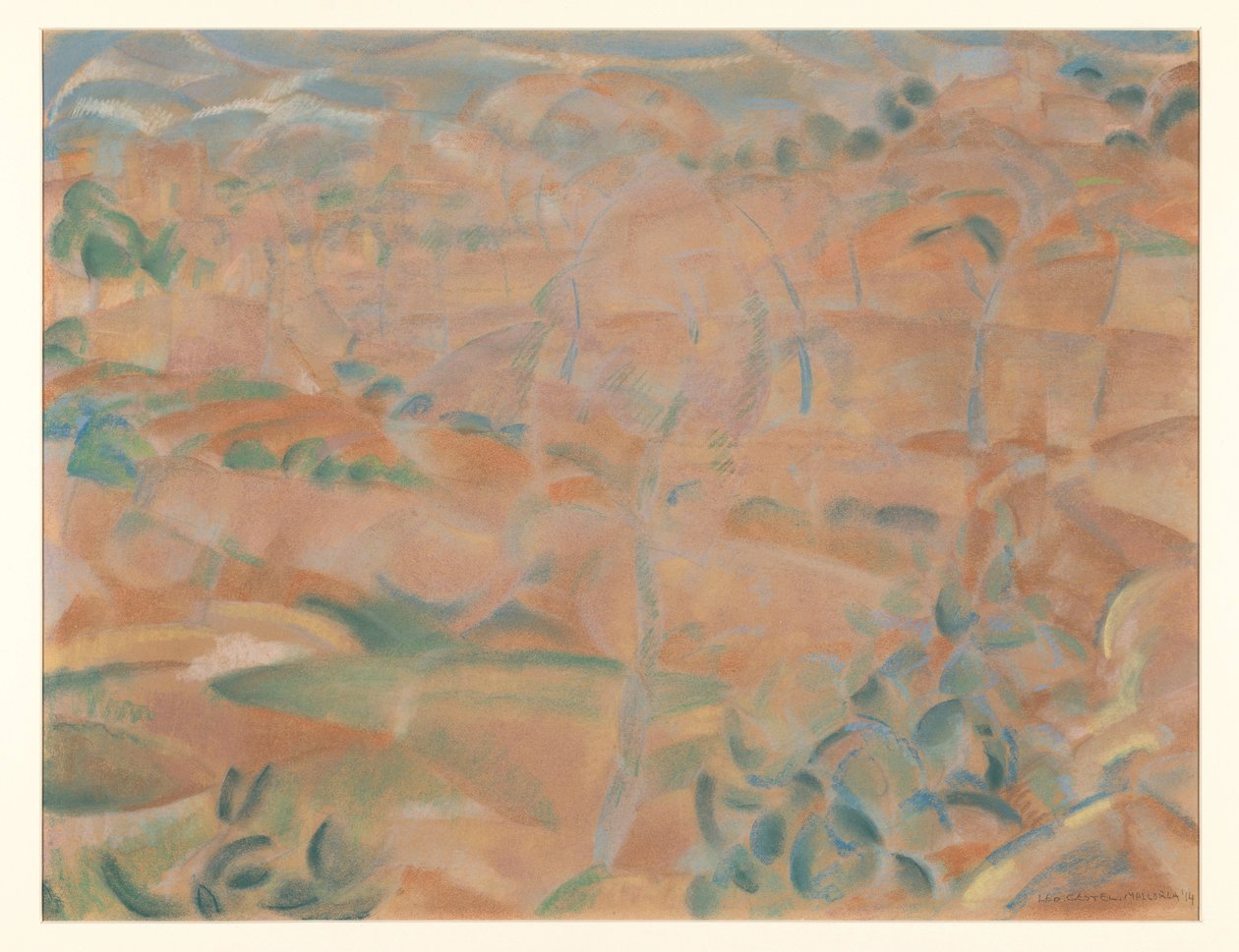 Landschaft auf Mallorca von Leo Gestel (signed by artist)