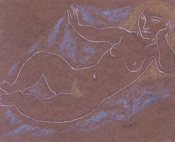 Blonde Nackte von Leo Gestel