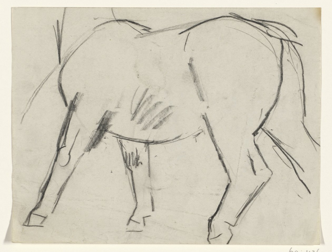 Körper eines Pferdes von Leo Gestel