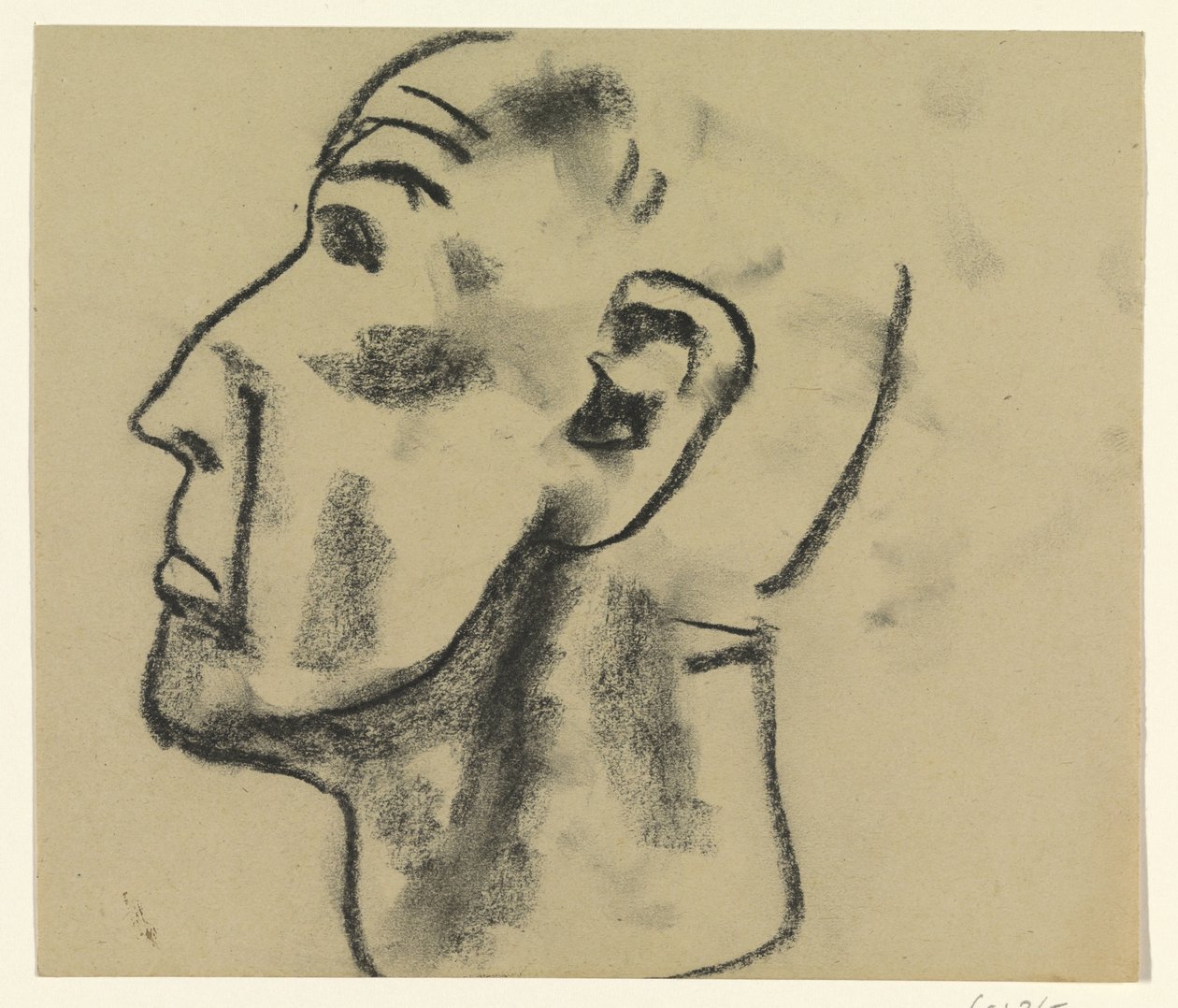 Männerkopf von Leo Gestel