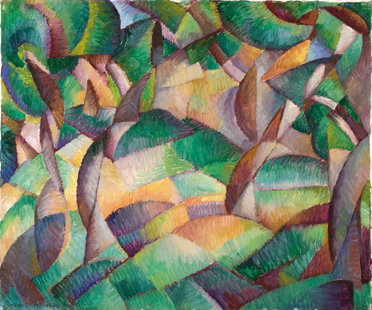 Olivenhain, Mallorca von Leo Gestel