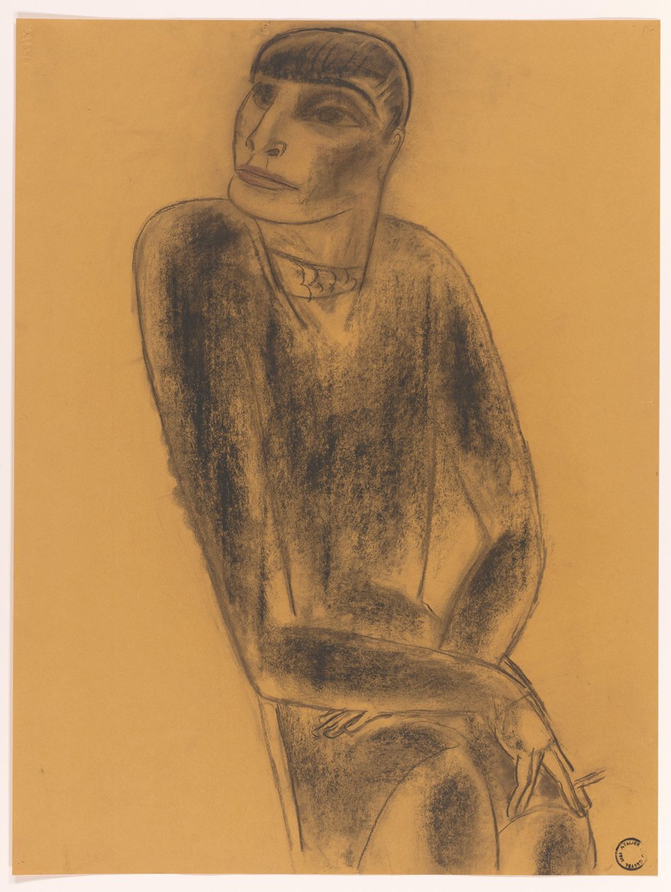 Rauchende Frau von Leo Gestel