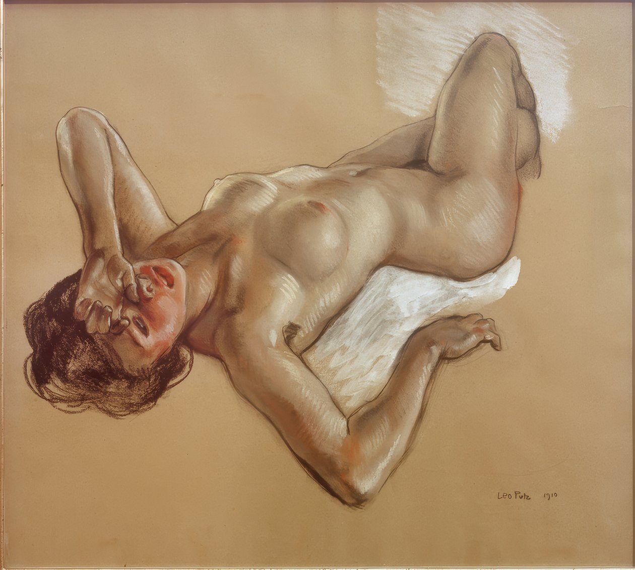 Liegender Akt (Alissa) von Leo Putz