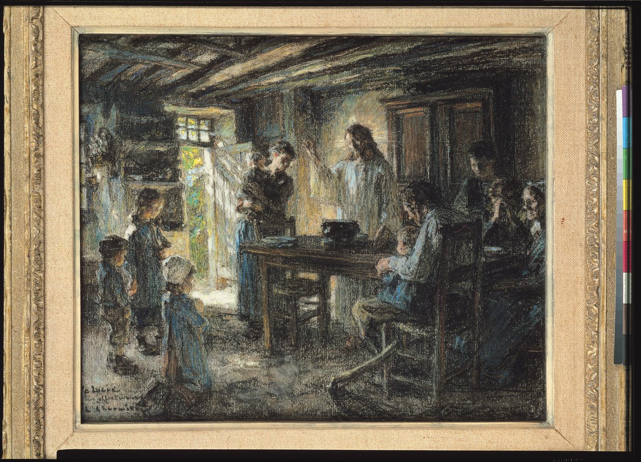 Christus mit den Sanftmütigen, 1903-04 von Leon Augustin Lhermitte