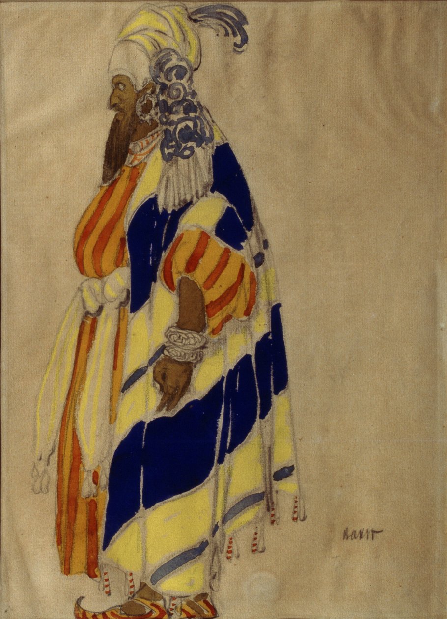 Kostümentwurf für das Ballett Islamey von Mily Balakirev von Leon Bakst