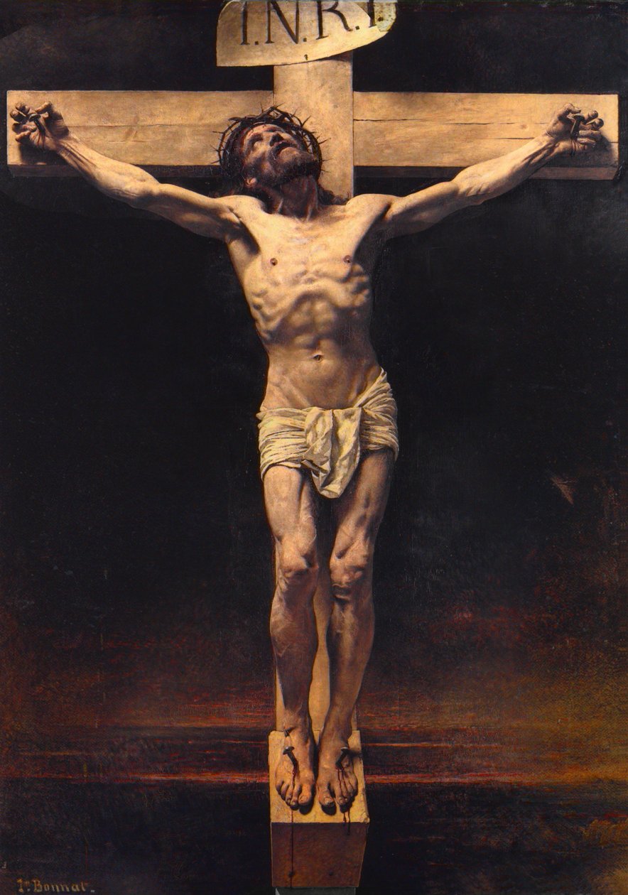 Christus am Kreuz von Leon Joseph Florentin Bonnat