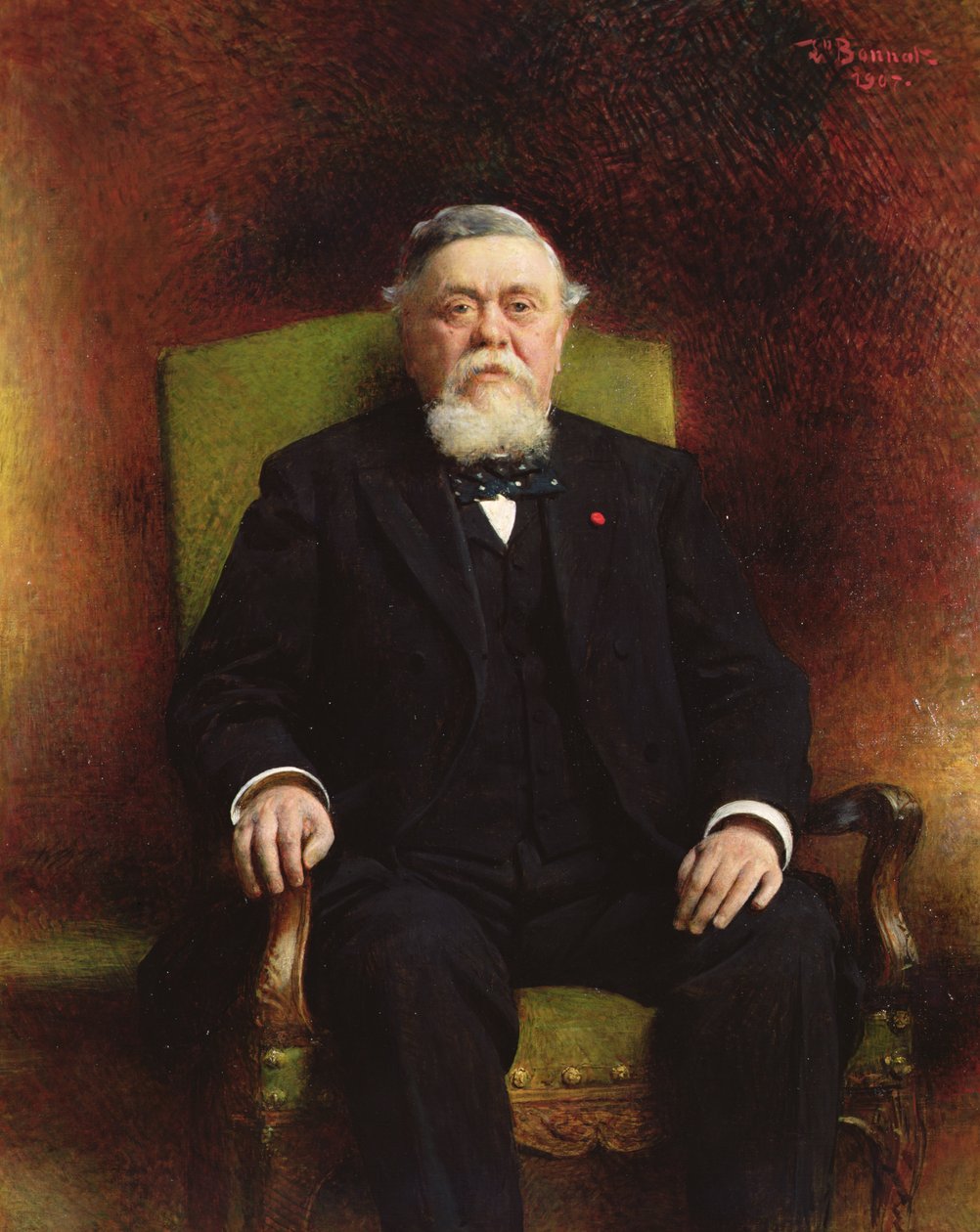 Porträt von Amand Fallieres (1841-1931) 1907 von Leon Joseph Florentin Bonnat