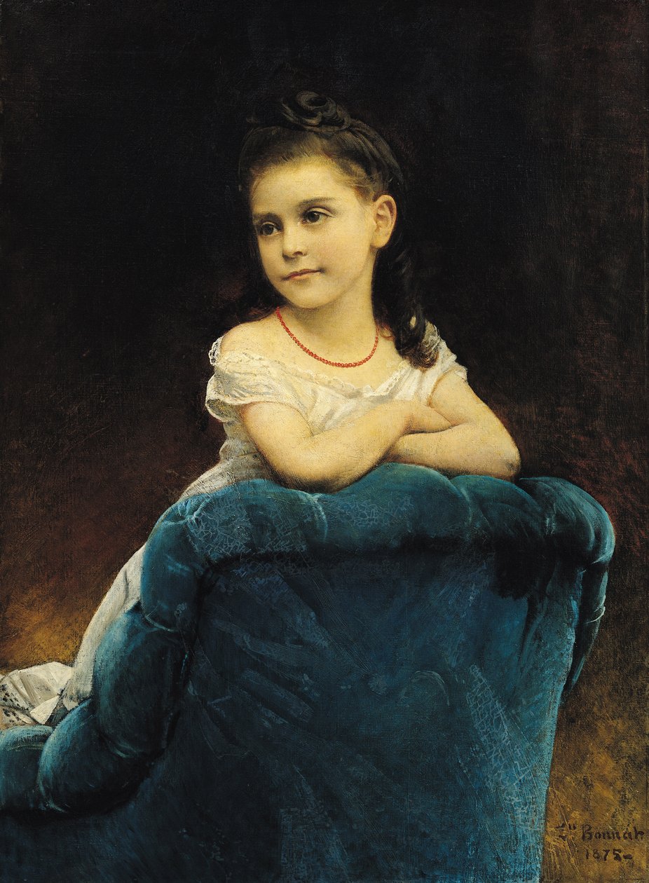 Porträt von Mademoiselle Franchetti, 1877 von Leon Joseph Florentin Bonnat