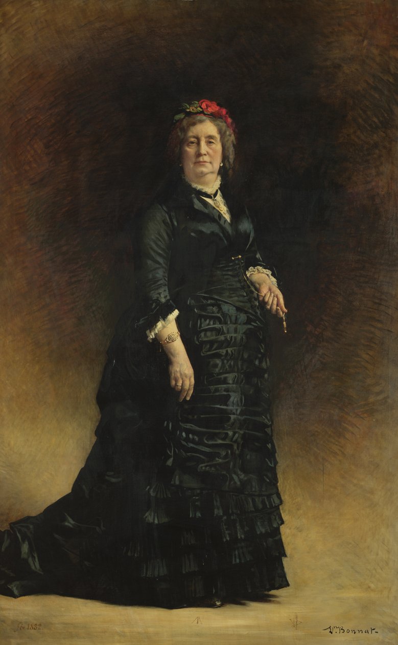 Porträt einer Dame von Leon Joseph Florentin Bonnat