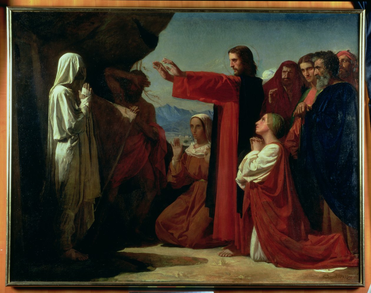Die Auferweckung des Lazarus, 1857 von Leon Joseph Florentin Bonnat
