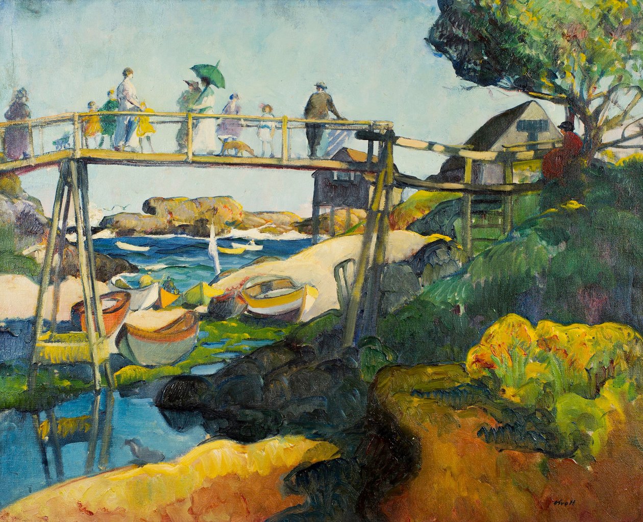 Die fröhliche Brücke von Leon Kroll