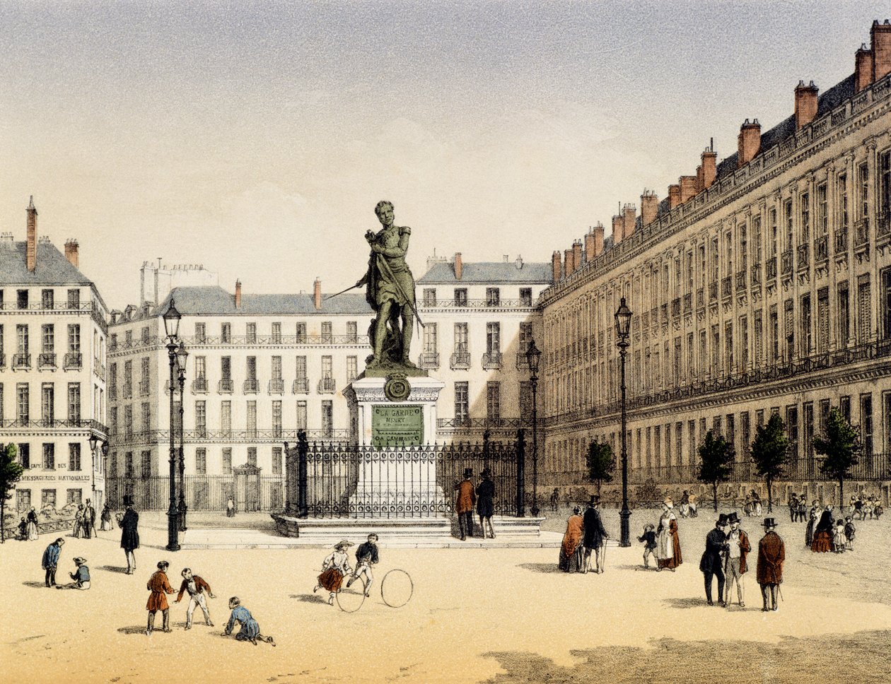 Piazza Cambronne in Nantes, Frankreich von Leon Auguste Asselineau