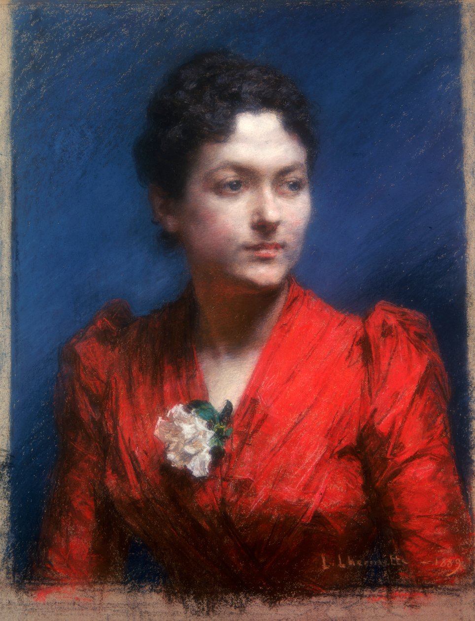 Madame Lambert, 1889 von Leon Augustin Lhermitte