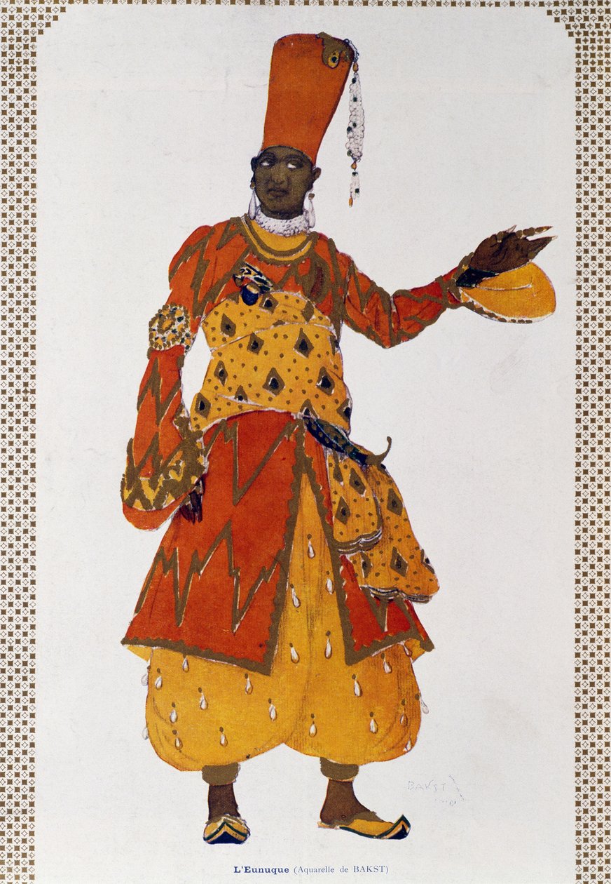 Eunuch, Kostüm für das Ballett Scheherazade von Leon Bakst