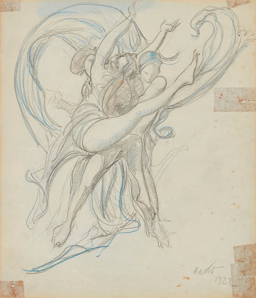 Gruppe von Tänzern von Leon Bakst