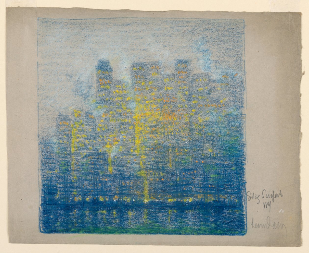 Wolkenkratzer, New York von Leon Dabo