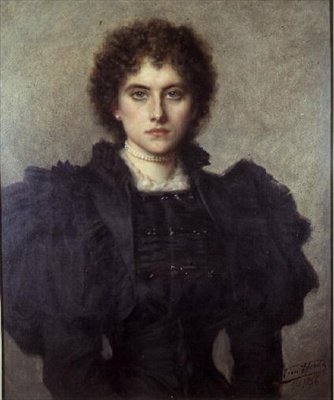 Porträt einer Frau von Leon Herbo