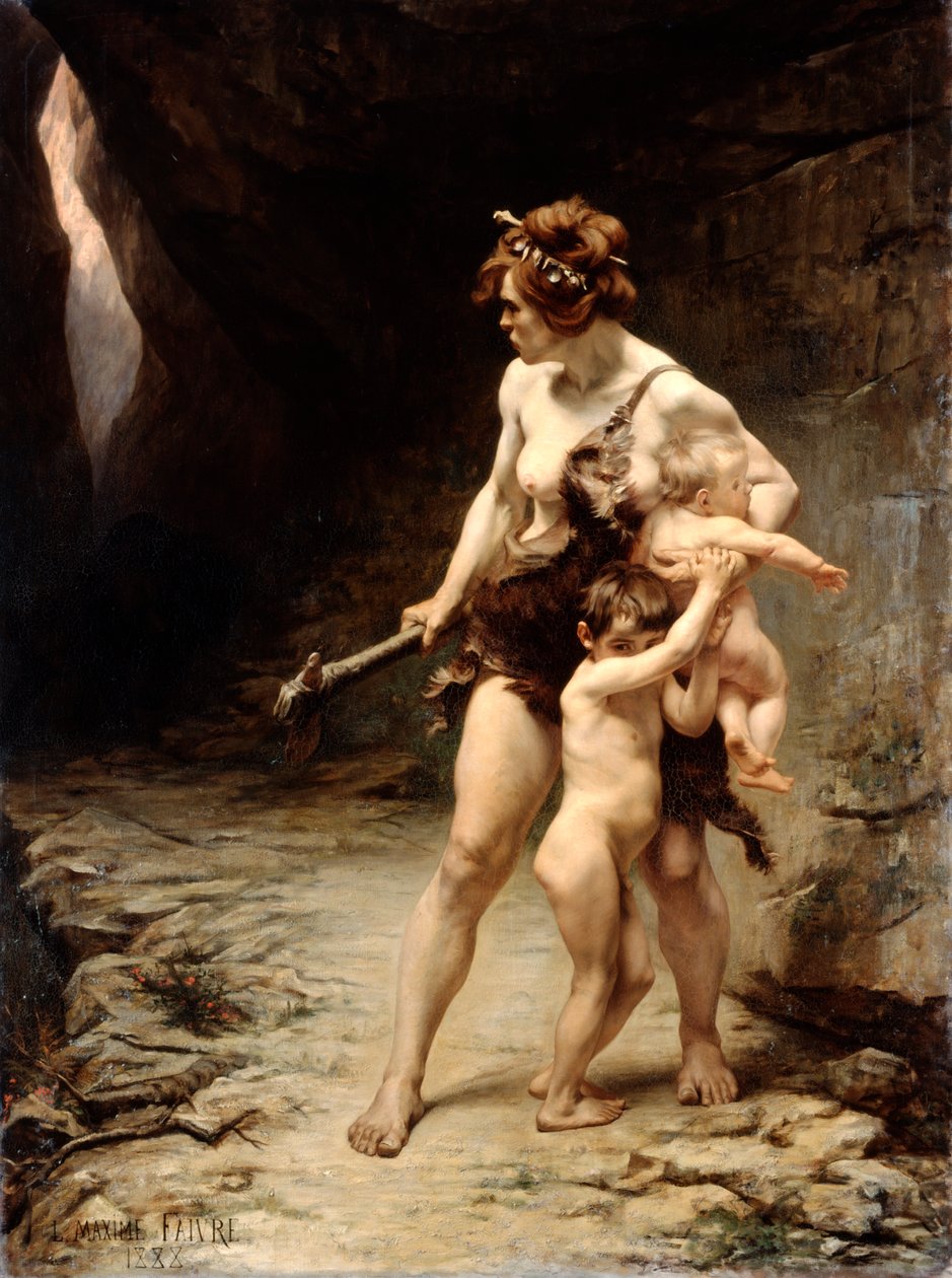 Deux mères Zwei Mütter, 1888 von Leon Maxime Faivre