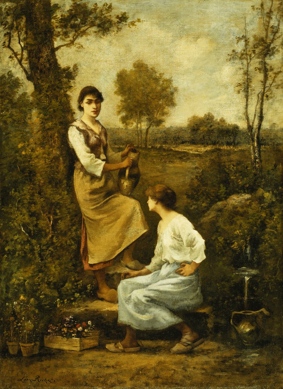 Am Brunnen von Leon Richet