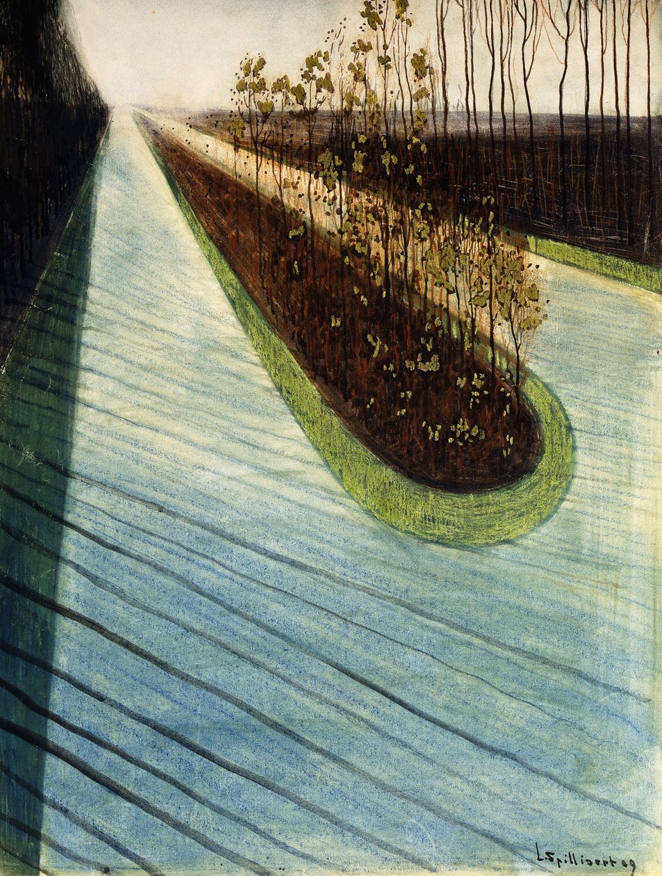 Avenue de la Reine - Koninginnelaan von Leon Spilliaert