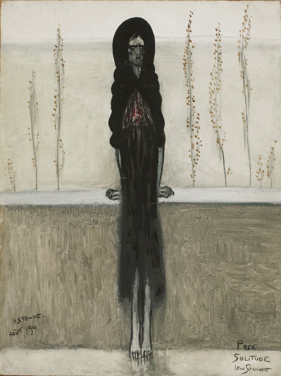 Pose, Einsamkeit von Leon Spilliaert