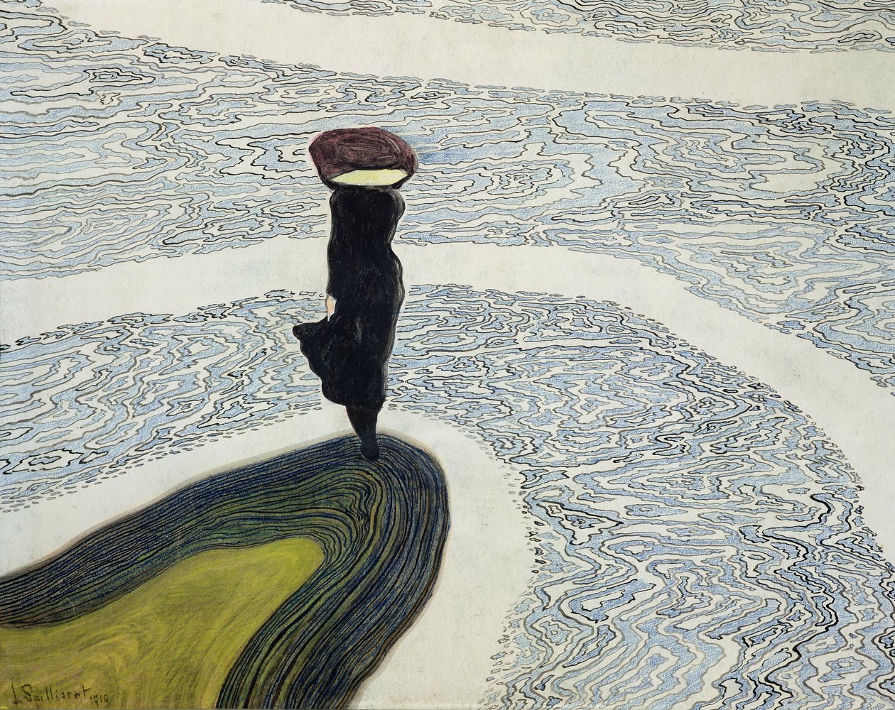 Frau am Ufer von Leon Spilliaert