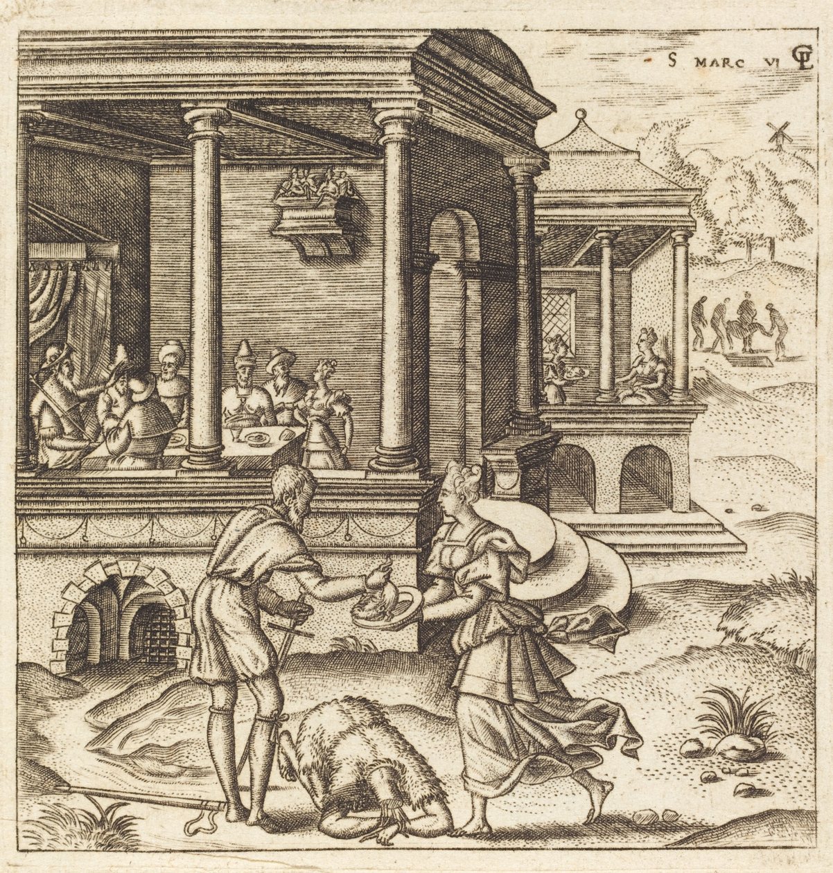 Johannes der Täufer enthauptet von Leonard Gaultier