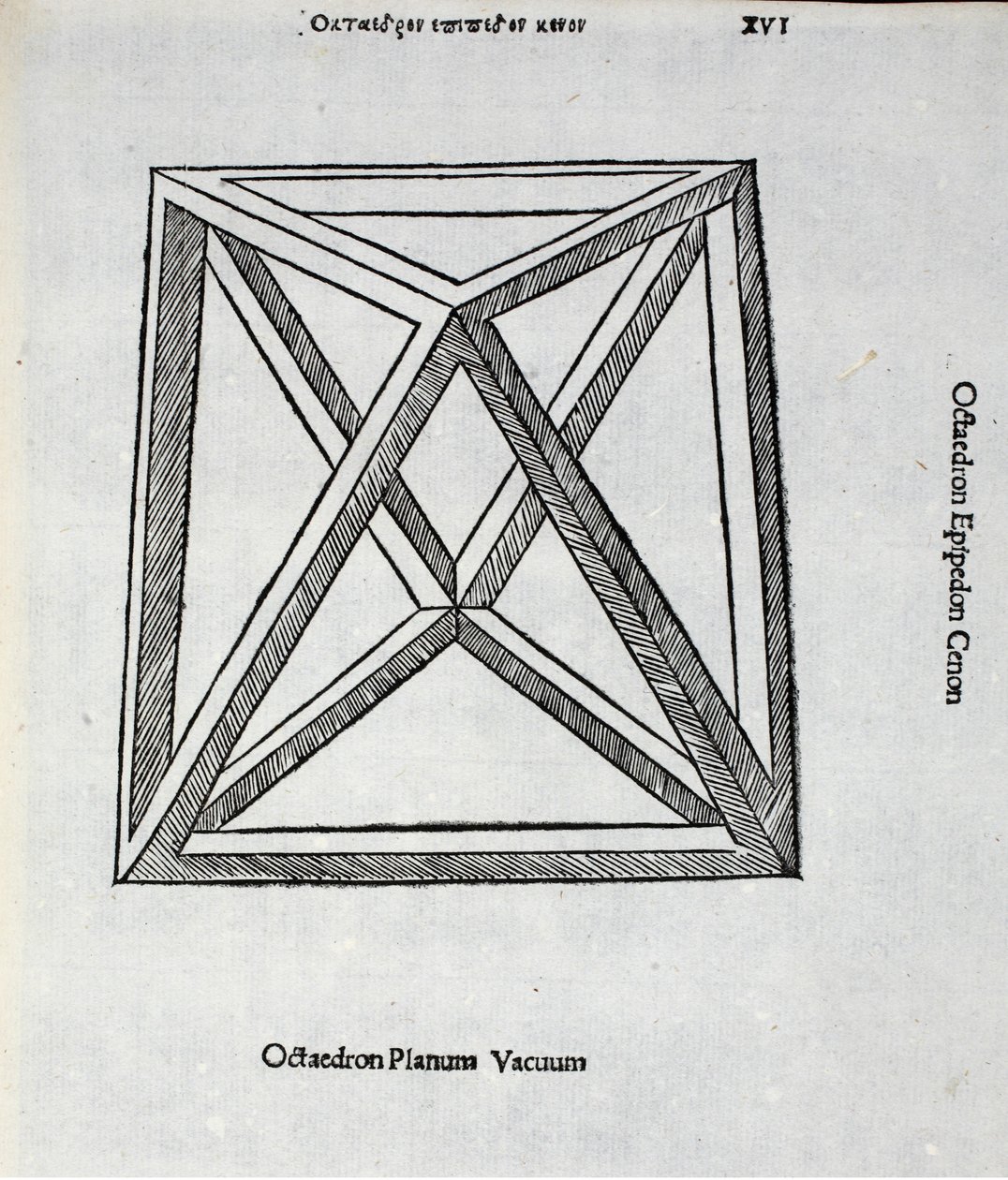 Octocedron planum vacuum, Illustration aus 