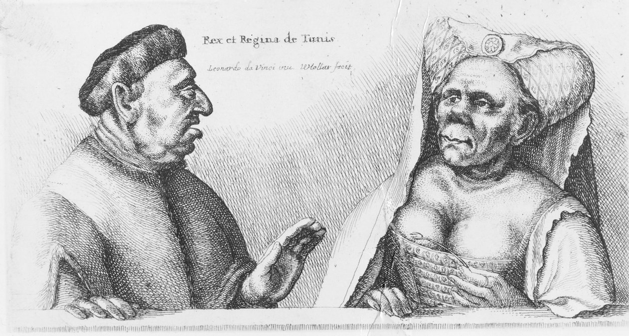 Rex et Regina de Tunis von Leonardo da Vinci