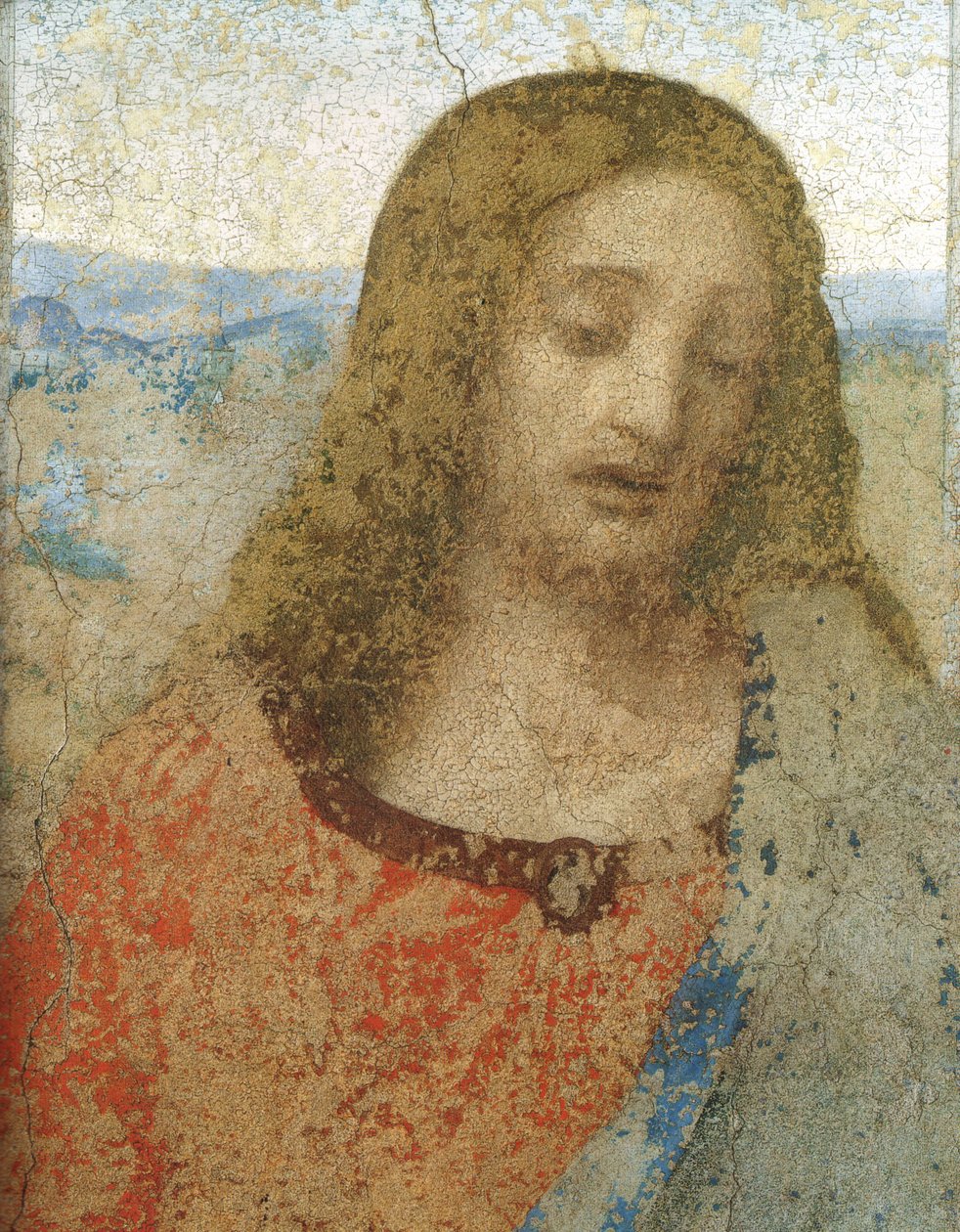 Das letzte Abendmahl (Detail) von Leonardo da Vinci