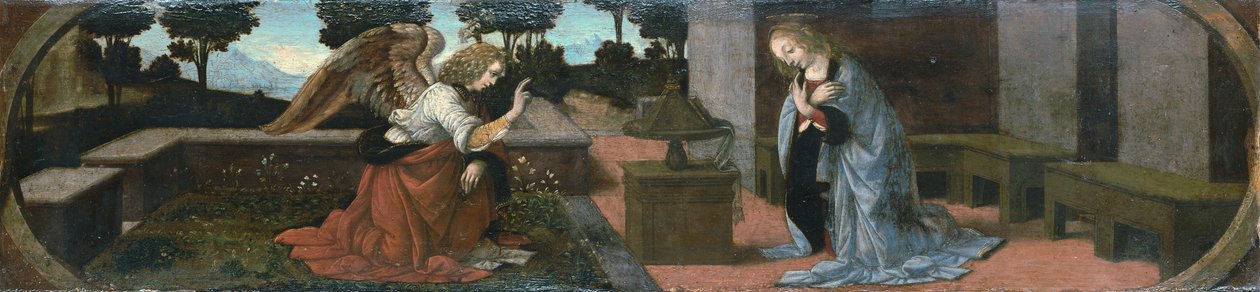 Verkündigung an Maria von Leonardo da Vinci